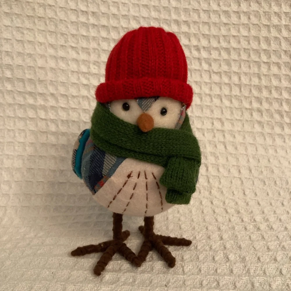 Target Featherly Friends 2016 Spritz (Trapper)Plaid Bird With Scarf